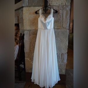 Sherri Hill White Prom Dress Size 2